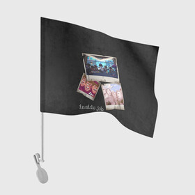 Флаг для автомобиля с принтом Фото Cognito Inc в Санкт-Петербурге, 100% полиэстер | Размер: 30*21 см | кадры | надпись | персонажи | текстура | фото