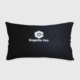 Подушка 3D антистресс с принтом Экран Cognito Inc в Санкт-Петербурге, наволочка — 100% полиэстер, наполнитель — вспененный полистирол | состоит из подушки и наволочки на молнии | знак | лого | надпись | помехи | экран