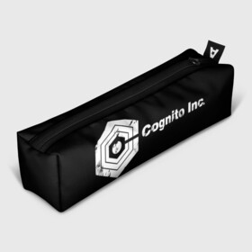 Пенал школьный 3D с принтом Logo Cognito Inc в Санкт-Петербурге, 100% полиэстер | плотная ткань, застежка на молнии | знак | корпорация | логотип | надпись | название