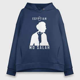 Женское худи Oversize хлопок с принтом The EGYPTIAN KING MO SALAH в Санкт-Петербурге, френч-терри — 70% хлопок, 30% полиэстер. Мягкий теплый начес внутри —100% хлопок | боковые карманы, эластичные манжеты и нижняя кромка, капюшон на магнитной кнопке | basel | champion | chelsea | fifa | lfc | liverpool | mo salah | mohamed salah | mokawloon | roma | soccer | uefa | базель | египет | ливерпуль | лига чемпионов | лфк | мокавлун | мохаммед салах | рома | уефа | фифа | футбол