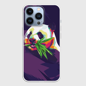 Чехол для iPhone 13 Pro с принтом Панда  с бамбуком в Санкт-Петербурге,  |  | живопись | животное | медведь | панда | японский мишка