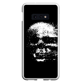 Чехол для Samsung S10E с принтом Skulls glitch в Санкт-Петербурге, Силикон | Область печати: задняя сторона чехла, без боковых панелей | dark | fashion | glitch | hype | skull | глитч | мода | тёмный | хайп | череп