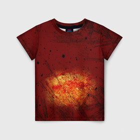 Детская футболка 3D с принтом Взрыв на Марсе в Санкт-Петербурге, 100% гипоаллергенный полиэфир | прямой крой, круглый вырез горловины, длина до линии бедер, чуть спущенное плечо, ткань немного тянется | атмосфера марса | атомный взрыв | жизнь на марсе | колонизация марса | космос | красная планета | непознанное | планета марс | приземление на марс | тайны космоса | экспедиция на марс