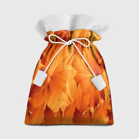 Подарочный 3D мешок с принтом Кленовая сладость в Санкт-Петербурге, 100% полиэстер | Размер: 29*39 см | желтый | клен | кленовый лист | лист | листопад | листья | оранжевый | осень