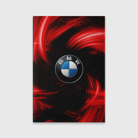 Обложка для паспорта матовая кожа с принтом BMW RED BEAST в Санкт-Петербурге, натуральная матовая кожа | размер 19,3 х 13,7 см; прозрачные пластиковые крепления | autosport | bmw | motorsport | авто | автоспорт | бмв | в тренде | красный | машина | подарок | популярое | рекомендации | спорт