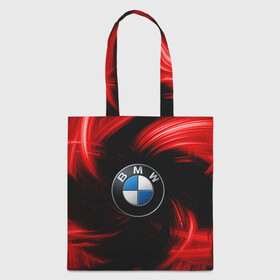 Шоппер 3D с принтом BMW RED BEAST в Санкт-Петербурге, 100% полиэстер | Плотность: 200 г/м2; Размер: 34×35 см; Высота лямок: 30 см | autosport | bmw | motorsport | авто | автоспорт | бмв | в тренде | красный | машина | подарок | популярое | рекомендации | спорт