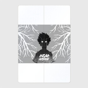 Магнитный плакат 2Х3 с принтом DEAD INSIDE (Mob psycho) в Санкт-Петербурге, Полимерный материал с магнитным слоем | 6 деталей размером 9*9 см | dead inside | mob psycho | аниме | ветки | персонаж | рисунок