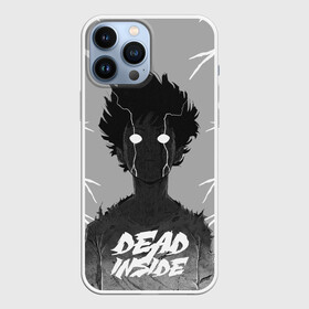 Чехол для iPhone 13 Pro Max с принтом DEAD INSIDE (Mob psycho) в Санкт-Петербурге,  |  | dead inside | mob psycho | аниме | ветки | персонаж | рисунок