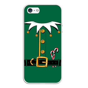 Чехол для iPhone 5/5S матовый с принтом Christmas Elf Outfit в Санкт-Петербурге, Силикон | Область печати: задняя сторона чехла, без боковых панелей | christmas | claus | clothes | deer | elf | frost | helpers | new | north | outfit | pole | santa | year | год | дед | клаус | мороз | новый | одежда | олени | полюс | помощники | рождественский | рождество | санта | санты | северный | эльф