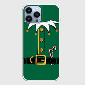 Чехол для iPhone 13 Pro Max с принтом Christmas Elf Outfit в Санкт-Петербурге,  |  | christmas | claus | clothes | deer | elf | frost | helpers | new | north | outfit | pole | santa | year | год | дед | клаус | мороз | новый | одежда | олени | полюс | помощники | рождественский | рождество | санта | санты | северный | эльф