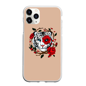 Чехол для iPhone 11 Pro Max матовый с принтом White Tiger Symbol в Санкт-Петербурге, Силикон |  | blue | christmas | eyes | face | flowers | glow | muzzle | new | rose | snow | symbol | tiger | tulip | white | winter | year | белый | глаза | год | года | зима | лицо | нового | новый | рождество | свечение | символ | синее | тигр | тигра