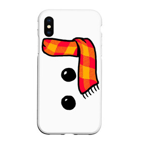 Чехол для iPhone XS Max матовый с принтом Snowman Outfit в Санкт-Петербурге, Силикон | Область печати: задняя сторона чехла, без боковых панелей | Тематика изображения на принте: attributes | buttons | christmas | new | scarf | snow | snowman | snowy | woman | year | атрибутика | баба | год | новый | пуговица | пуговицы | рождество | снег | снеговик | снежная | шарф