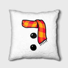 Подушка 3D с принтом Snowman Outfit в Санкт-Петербурге, наволочка – 100% полиэстер, наполнитель – холлофайбер (легкий наполнитель, не вызывает аллергию). | состоит из подушки и наволочки. Наволочка на молнии, легко снимается для стирки | attributes | buttons | christmas | new | scarf | snow | snowman | snowy | woman | year | атрибутика | баба | год | новый | пуговица | пуговицы | рождество | снег | снеговик | снежная | шарф