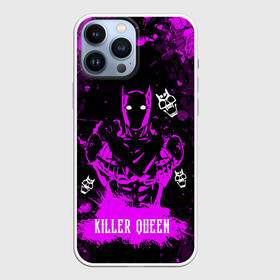 Чехол для iPhone 13 Pro Max с принтом JOJO   KILLER QUEEN   КОРОЛЕВА УБИЙЦА   АРТ в Санкт-Петербурге,  |  | Тематика изображения на принте: adventure | jojo | jojos bizarre | jojos bizarre adventure | killer queen | pattern | yare yare daze | аниме | брызги | джоджо | манга | розовый | узор | яре яре дазе