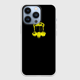 Чехол для iPhone 13 Pro с принтом Биологическая опасность toxic желтый в Санкт-Петербурге,  |  | biohazard | toxic | атака | био | война | газ | гражданская оборона | заражение | опасность | противогаз | токсин | токсчично
