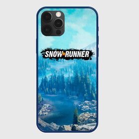 Чехол для iPhone 12 Pro Max с принтом SnowRunner СноуРаннер логотип в Санкт-Петербурге, Силикон |  | race | snowrunner | гонки | гонки по бездорожью | гоночные игры | зимние гонки | снежные гонки | снежный бегун | сноу раннер | сноураннер