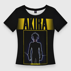 Женская футболка 3D Slim с принтом Тэцуо Сима  Акира в Санкт-Петербурге,  |  | 41 | akira | anime | manga | tetsuo shima | акира | аниме | манга | мессия | спаситель | тецуо шима | тэцуо сима
