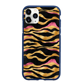 Чехол для iPhone 11 Pro Max матовый с принтом тигровый окрас Gold   Pink в Санкт-Петербурге, Силикон |  | 2022 | год тигра | новый год | новый год 2022 | символ года | тигр | тигренок | тигрица | тигры