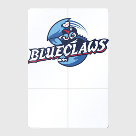 Магнитный плакат 2Х3 с принтом Jersey Shore BlueClaws в Санкт-Петербурге, Полимерный материал с магнитным слоем | 6 деталей размером 9*9 см | Тематика изображения на принте: ball | baseball | cancer | claw | eyes | team | usa | бейсбол | глаза | клешня | мяч | рак | сша