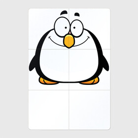 Магнитный плакат 2Х3 с принтом Глазастый пингвин в Санкт-Петербурге, Полимерный материал с магнитным слоем | 6 деталей размером 9*9 см | арктика | девушкам | детский | детям | для детей | зима | крылья | лёд | мороз | пингвин | природа | птица | холод
