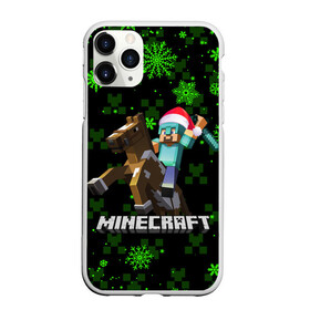 Чехол для iPhone 11 Pro Max матовый с принтом MINECRAFT НОВОГОДНИЙ КРИПЕРЫ в Санкт-Петербурге, Силикон |  | Тематика изображения на принте: 2022 | block | creeper | cube | minecraft | piggy | pixel | tnt | блок | гаст | геометрия | дед мороз | крафт | крипер | кубики | майнкрафт | новогодний minecraft | новогодний майнкрафт | новый год | пиксели | санта клаус | свинья | тнт