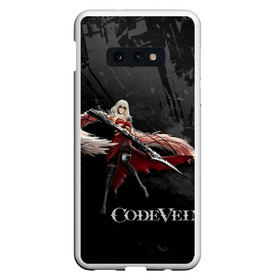 Чехол для Samsung S10E с принтом Ева Ру Code Vein в Санкт-Петербурге, Силикон | Область печати: задняя сторона чехла, без боковых панелей | eva | eva roux | roux | девушка | ева | игра | код вейн | персонаж | роукс