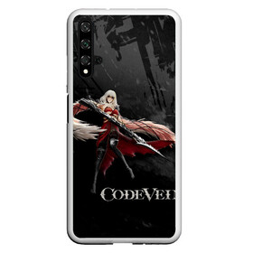 Чехол для Honor 20 с принтом Ева Ру Code Vein в Санкт-Петербурге, Силикон | Область печати: задняя сторона чехла, без боковых панелей | eva | eva roux | roux | девушка | ева | игра | код вейн | персонаж | роукс