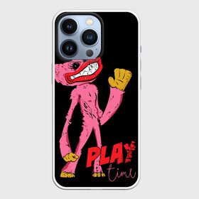 Чехол для iPhone 13 Pro с принтом Розовый Хагги Poppy Playtime в Санкт-Петербурге,  |  | huggy wuggy | pink | игра | игрушка | хоррор