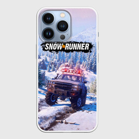 Чехол для iPhone 13 Pro с принтом SnowRunner Гонки по бездорожью в Санкт-Петербурге,  |  | auto | car | race | snowrunner | авто | автомобиль | гонки | гонки по бездорожью | гоночные игры | джип | зимние гонки | машина | пикап | снежные гонки | снежный бегун | сноу раннер | сноураннер | тачка