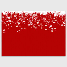 Поздравительная открытка с принтом Рождественские снежинки в Санкт-Петербурге, 100% бумага | плотность бумаги 280 г/м2, матовая, на обратной стороне линовка и место для марки
 | 2021 | 2022 | happy new year 2022 | новогодние снежинки | новый год | новый год 2022 | рождественские снежинки | рождество | снежинки
