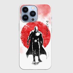 Чехол для iPhone 13 Pro с принтом Сайтама красный дым One Punch Man в Санкт-Петербурге,  |  | hagemanto | one punch man | one punchman | onepunchman | saitama | sensei | аниме | ван панч мен | ванпанчмен | лысый плащ | манга | сайтама | сильнейший человек | учитель | человек одинудар | человек одного удара