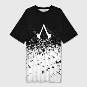 Платье-футболка 3D с принтом Assassin s creed ассасины в Санкт-Петербурге,  |  | slayer | valhalla | асасин | ассасин крид | ассасин крид вальгалла | ассассин | вальгалла | тамплиеры