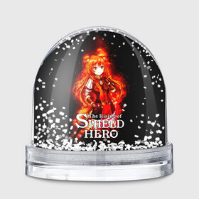 Игрушка Снежный шар с принтом Рафталия в огне - The Rising of the Shield Hero в Санкт-Петербурге, Пластик | Изображение внутри шара печатается на глянцевой фотобумаге с двух сторон | anime | light novel | manga | rafutaria | the rising of the shield hero | аниме | восхождение героя щита | енотовидная собака | императрица кутенро | клановый герой | клановый герой катаны | манга | повелительница | рабыня