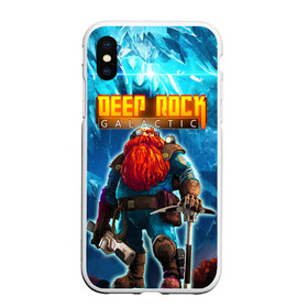 Чехол для iPhone XS Max матовый с принтом Deep Rock Galactic / Scout в Санкт-Петербурге, Силикон | Область печати: задняя сторона чехла, без боковых панелей | collier | deep rock galactic | drg | dwarf | gnome | miner | pitman | scout | гном | дип рок галактик | добыча минералов | космические шахтеры | разведчик | шахтеры