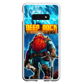 Чехол для Samsung S10E с принтом Deep Rock Galactic / Scout в Санкт-Петербурге, Силикон | Область печати: задняя сторона чехла, без боковых панелей | collier | deep rock galactic | drg | dwarf | gnome | miner | pitman | scout | гном | дип рок галактик | добыча минералов | космические шахтеры | разведчик | шахтеры