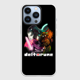 Чехол для iPhone 13 Pro с принтом Deltarune Персонажи. в Санкт-Петербурге,  |  | Тематика изображения на принте: deltarune | deltarune 2 | game | undertale символ | дельта | дельтарун | дельтарун 2 | знак руин андертейл | значок дельтарун пиксель | игра | руна