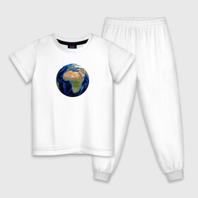 Детская пижама хлопок с принтом планета солнечной системы земля в Санкт-Петербурге, 100% хлопок |  брюки и футболка прямого кроя, без карманов, на брюках мягкая резинка на поясе и по низу штанин
 | астрономия | вселенная | континент | космос | мир | океан | планета | шар