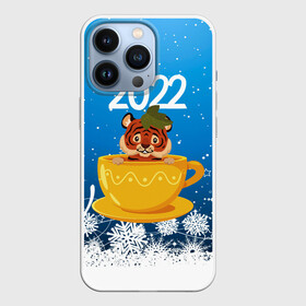 Чехол для iPhone 13 Pro с принтом Тигр в кружке (Новый год 2022) в Санкт-Петербурге,  |  | 2022 | год тигра | новый год | новый год 2022 | символ года | тигр | тигренок | тигрица | тигры