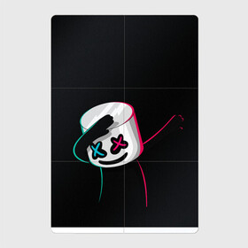 Магнитный плакат 2Х3 с принтом Маршмелло Арт в Санкт-Петербурге, Полимерный материал с магнитным слоем | 6 деталей размером 9*9 см | dj | арт | в топе | в тренде | граффити | музыка | мульт | неон