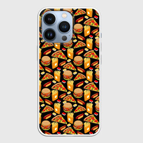 Чехол для iPhone 13 Pro с принтом Fast Food (Фастфуд) в Санкт-Петербурге,  |  | Тематика изображения на принте: burger | cheeseburger | fast food | hamburger | hot dog | pizza | taco burrito | блюдо | бургер | быстрое питание | гамбургер | еда | жратва | завтрак | корм | кушанье | макдоналдс | обед | перекус | пицца | пища | повар