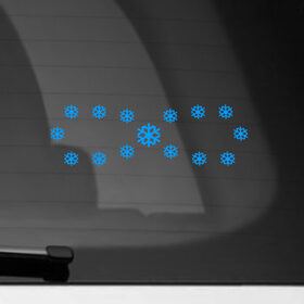 Наклейка на автомобиль с принтом Бесконечность снежинок в Санкт-Петербурге, ПВХ |  | год тигра | новый год | одежда бесконечность | одежда снег | приколы со снегом | принт снежики | снег | снежинки