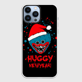 Чехол для iPhone 13 Pro Max с принтом Huggy New Year   Poppy Playtime новогодний Хагги Вагги в Санкт-Петербурге,  |  | happy new year | huggy new year | huggy wuggy | poppy playtime | игры | монстр | новогодний | новый год | поппи плейтайм | с новым годом | синий | хагги вагги | хуги вуги