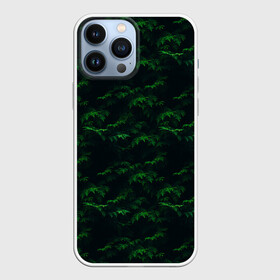 Чехол для iPhone 13 Pro Max с принтом Еловый рай в Санкт-Петербурге,  |  | ели | елки | камуфляж ели | камуфляж ёлки | одежда 3d | одежда полная запечатки | одежда про лес | одежда с елками | одежда с лесом | приколы про лес | принт с лесом