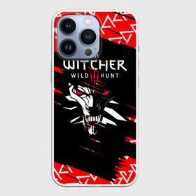 Чехол для iPhone 13 Pro с принтом ВЕДЬМАК | THE WITCHER в Санкт-Петербурге,  |  | geralt | the witcher | the witcher wild hunt | witcher | ведьмак | ведьмак 3 | геральт | сериал