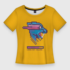 Женская футболка 3D Slim с принтом Mr Beast Pixel Art в Санкт-Петербурге,  |  | blogger | gamer | games | gaming | mr beast | pixel art | retro | youtube | блогеры | игры | мистер бист | пиксель арт | ретро | ютуб | ютуберы