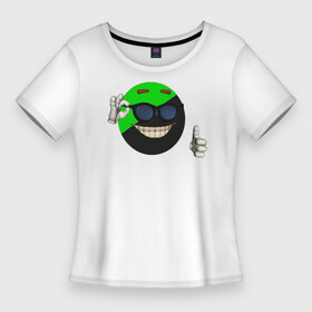 Женская футболка 3D Slim с принтом анприм в Санкт-Петербурге,  |  | анархизм | анприм | дубинка | ежепалка | каво | класс | мем | мемы | палец вверх | первобытность | пещера | примитивизм | рофл | угавуга