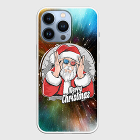 Чехол для iPhone 13 Pro с принтом Стерео Санта | 2022 в Санкт-Петербурге,  |  | 2022 | christmas | frost | new year | santa claus | год тигра | дед мороз | дедушка мороз | мороз | наступающий год | новогодний | новый год | рождественский | рождество | рождество христово | с новым годом | санта