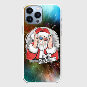 Чехол для iPhone 13 Pro Max с принтом Стерео Санта | 2022 в Санкт-Петербурге,  |  | 2022 | christmas | frost | new year | santa claus | год тигра | дед мороз | дедушка мороз | мороз | наступающий год | новогодний | новый год | рождественский | рождество | рождество христово | с новым годом | санта