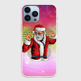 Чехол для iPhone 13 Pro Max с принтом Disco Santa | 2022 в Санкт-Петербурге,  |  | 2022 | christmas | frost | new year | santa claus | дед мороз | дедушка мороз | диско | диско санта | мороз | наступающий год | новогодний | новый год | рождественский | рождество | рождество христово | с новым годом