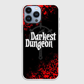 Чехол для iPhone 13 Pro Max с принтом DARKEST DUNGEON DEATH SKULL PATTERN в Санкт-Петербурге,  |  | Тематика изображения на принте: abomination | antiquarian | arbalest | bounty hunter | colour of madness | crimson court | crusader | darkest dungeon | game | grave robber | hellion | highwaym | logo | roguelike | shieldbreaker | the shieldbreaker | игра | лого | лог